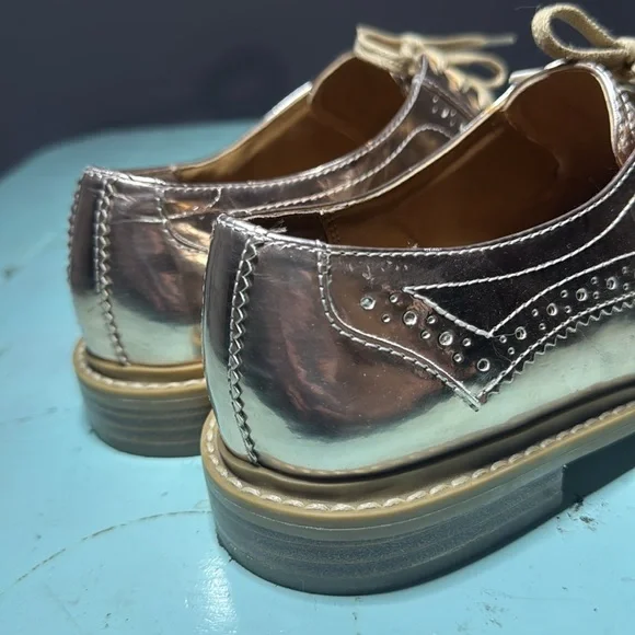 Rose Gold Oxfords - Picture 6 of 7